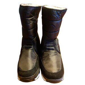 Enplei Women's Waterproof Frosty Snow Boot With Fur Size 12